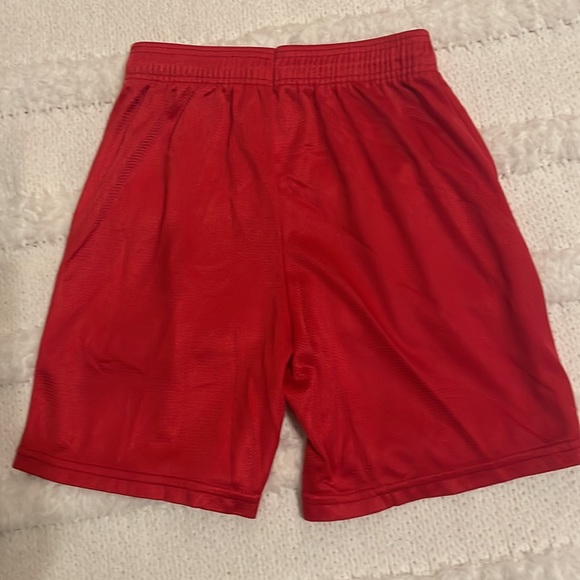 Russell blend baseball Vipers top black & athletic shorts red boys size L 14 16 - Picture 8 of 12